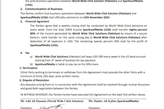do legal agreement writing