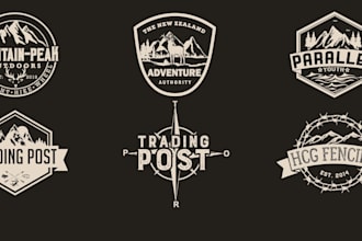 design professional military army themed patches logo