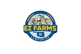 design awesome organic farm logo