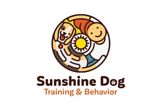 design durable traditional dog owners logo