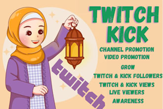 do kick and twitch channel promotion twitch live viewers twitch awareness