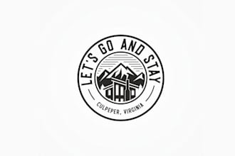 design sustainability short term rental company logo