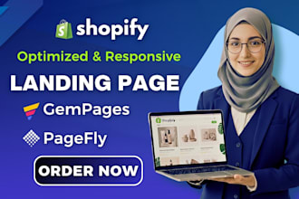 design high converting shopify product and shopify landing pages