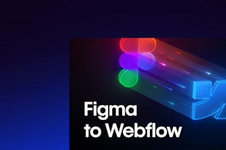 design webflow website figma to webflow, webflow developer