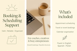 manage your bookings, scheduling and travel plans with ease