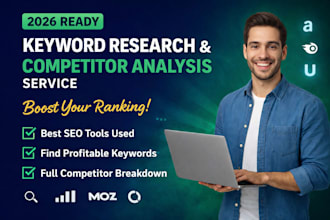 do SEO keyword research and competitor analysis