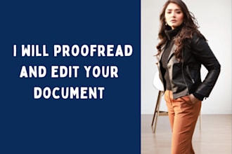 proofread and edit essays, blogs, and documents