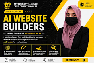 ai website builder, rebuild custom ai website ,front, backend development
