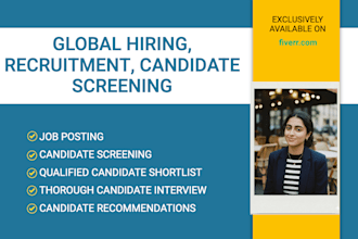 source, screen, and recruit top global talent worldwide
