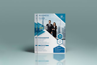 design a professional business flyer, product flyer, or event flyer