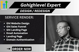 be your gohigh level expert gohighlevel sales funnel automation and landing page