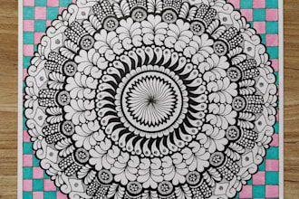 draw a mandala design