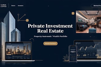 private equity real estate angel portal capital investment firm business website