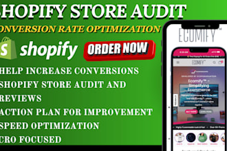review and audit your shopify store cro conversion rate optimization