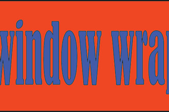 create unique signage shopfront or window graphic design