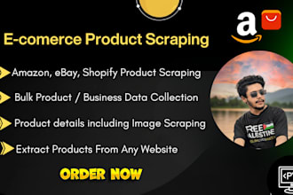 scrape products data and image from any ecommerce website