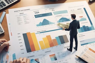 create an interactive excel dashboard with charts, kpis and insights