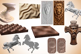 custom 3d silicon mold, plastic mold and clay cutter, print ready stl step files
