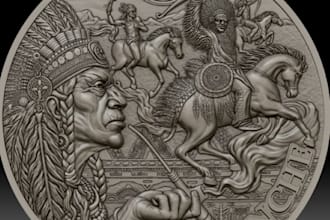 turn 2d image to 3d bas relief, coin model, wood carve,3d medallion, cnc design