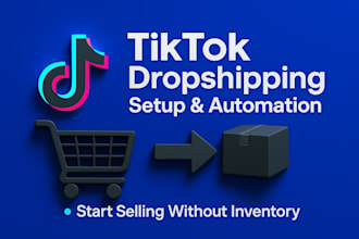 set up and automate your tiktok dropshipping store