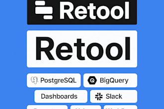 build custom retool apps, dashboards,  workflows and internal tools
