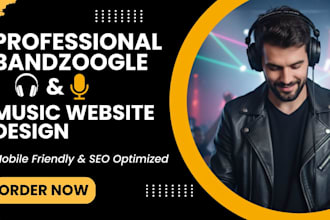 design bandzoogle page stanstore music website merch store epk studio website