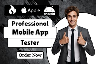 provide mobile web app testing bug testing UI UX usability testing