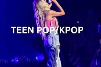 create a catchy teen pop k pop hit with powerful vocals