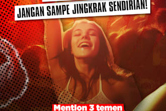 design an eye catching instagram poster for your music event or scm concert