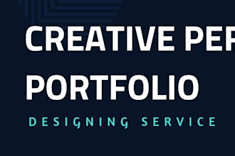 design a creative and personal interactive PDF portfolio