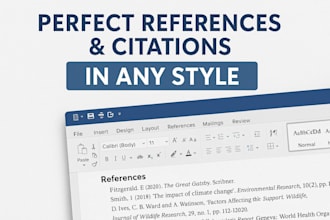 perfectly format or convert your references and citations