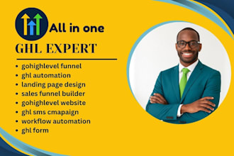gohighlevel landing page sales funnel ghl website expert