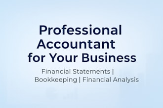 assist in accounting, finance and bookkeeping