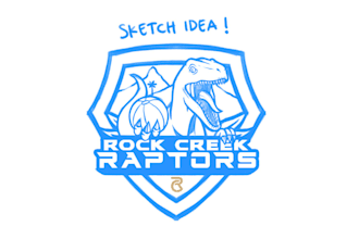 design rock creek raptors logo