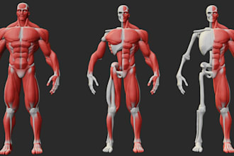 create a 3d game characters and creatures for games