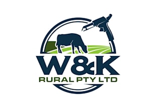 design rural company produces beef cattle mobile welding logo