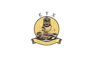 design sailor jerry meets coffee education logo