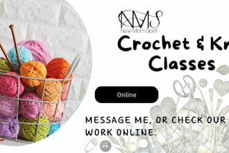 teach you crochet and knitting for beginners