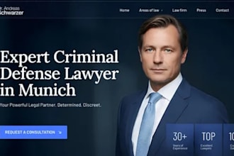 do lawyer website design law firm website development attorney landing page seo