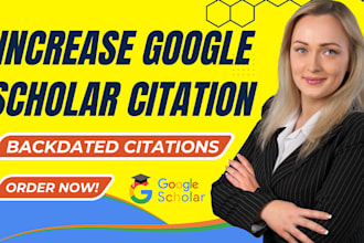 increase google scholar citation and backdated citations