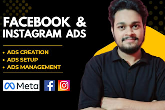 run, manage, optimize facebook and instagram ads for lead generation and sales