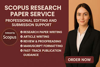 write and publish and write article in peer reviewed scopus and google journal