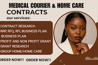 get contract, government contract for medical courier, home care, group home