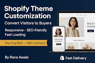shopify theme edit and fix