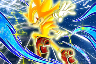 create a dokkan battle styled artwork
