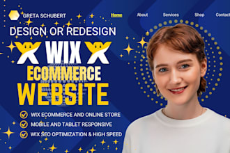 high converting wix ecommerce website design wix online store redesign webshop