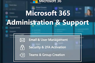 be your professional microsoft 365 admin support
