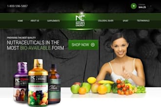 create supplement store nutraceutical store supplement website peptide website