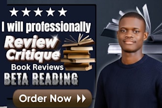 beta read your fiction manuscript and provide a detailed book critique review