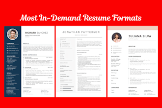 write a tailored ats optimized resume, CV, and cover letter